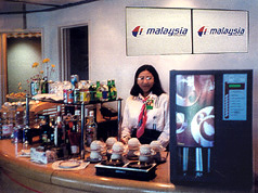 Malaysia Airlines loves our coffee service in their executive lounge.