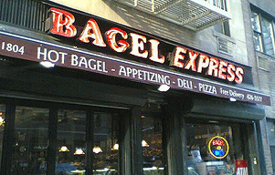 Bagel Express Coffee Shop enjoys our coffee delivery service and office coffee machine.